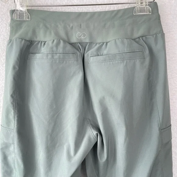Calia Womens Sage Green Cargo Jogger Pants Size Small Lightweight Stretch Hiking - Picture 5 of 9